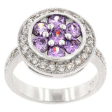 Amethyst Purple Lily Ring - JGI - Flyclothing LLC