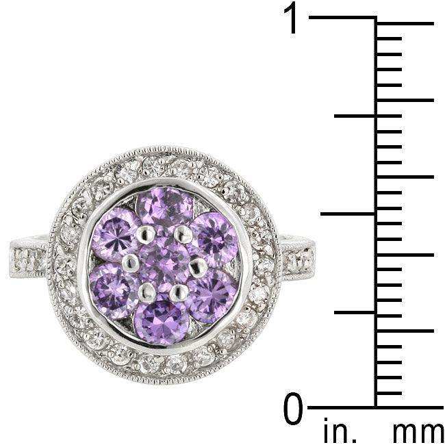 Amethyst Purple Lily Ring - JGI - Flyclothing LLC