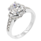 Rhodium Plated Regal Ring - JGI - Flyclothing LLC