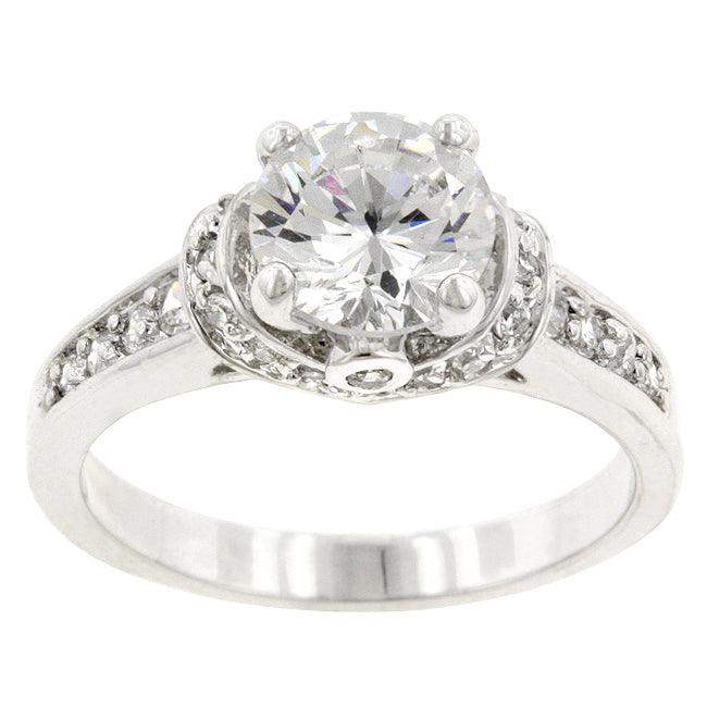 Rhodium Plated Regal Ring - JGI - Flyclothing LLC
