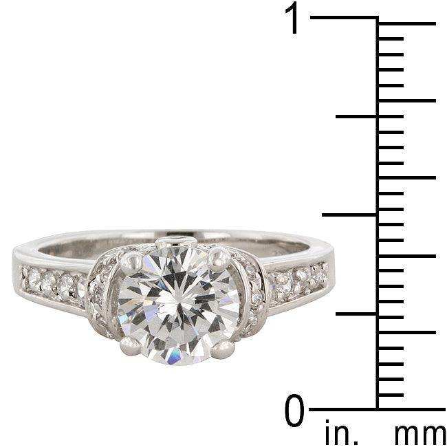 Rhodium Plated Regal Ring - JGI - Flyclothing LLC
