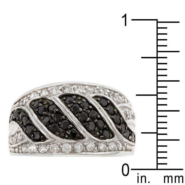 Black &amp; White Swirl Ring - JGI - Flyclothing LLC