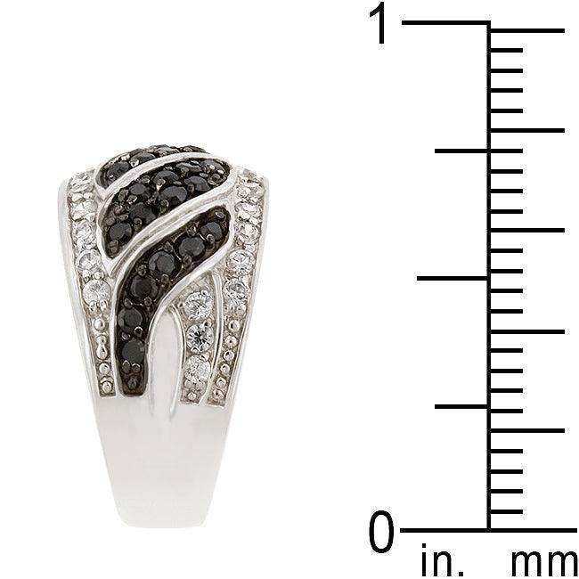 Black &amp; White Swirl Ring - JGI - Flyclothing LLC