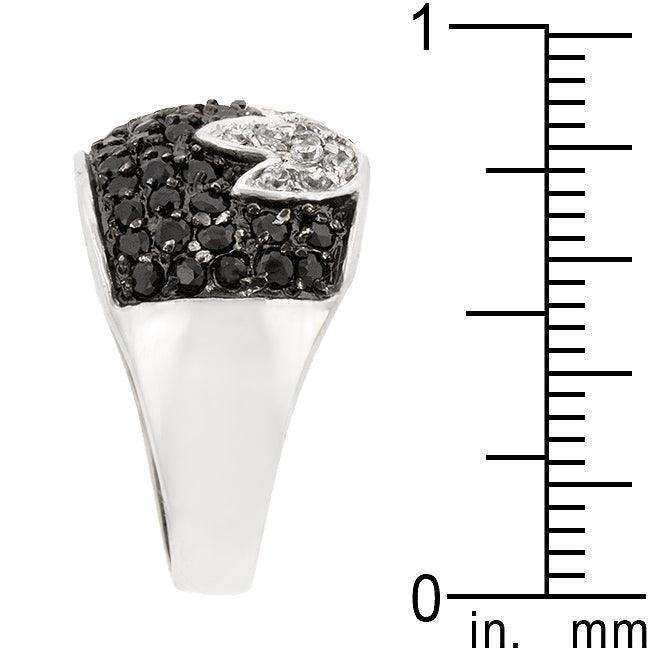 Black and White Tulip Ring - JGI - Flyclothing LLC