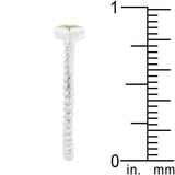 Twisted Petite Peridot Solitaire Ring - JGI - Flyclothing LLC