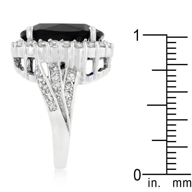 Deep Blue Sapphire Engagement Ring - JGI - Flyclothing LLC