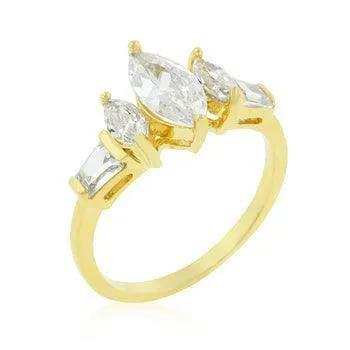 Marquise Triplet Engagement Ring - JGI - Flyclothing LLC