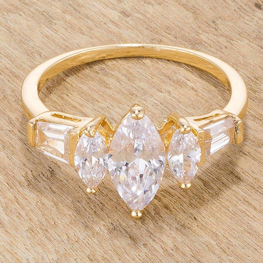 Marquise Triplet Engagement Ring - JGI - Flyclothing LLC