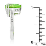 Apple Green Heart Ring - JGI