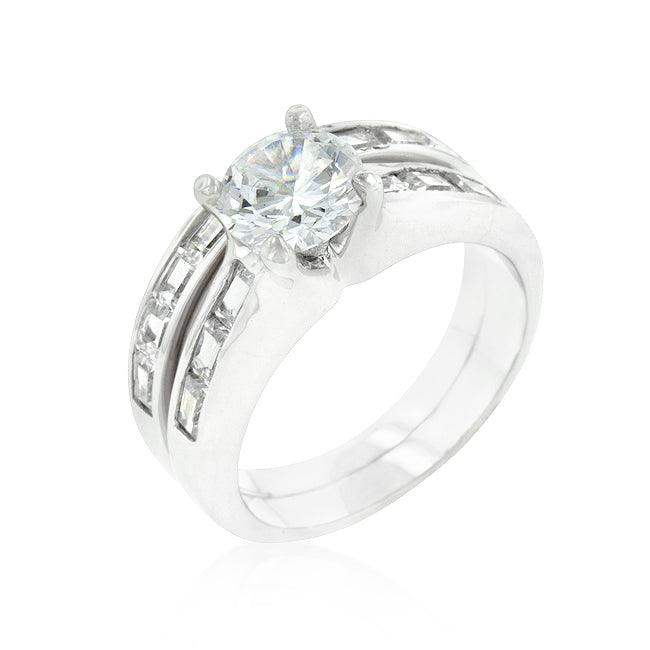 Rhodium Plated Stackable Ring Set - JGI - Flyclothing LLC
