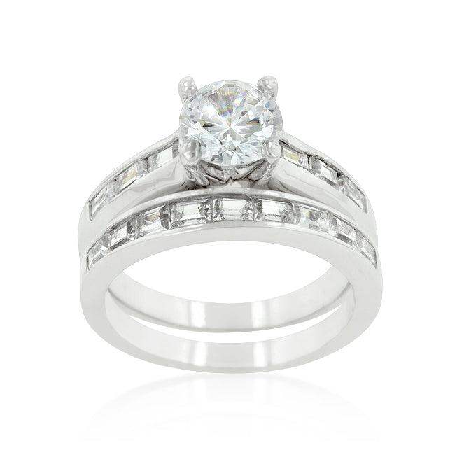 Rhodium Plated Stackable Ring Set - JGI - Flyclothing LLC