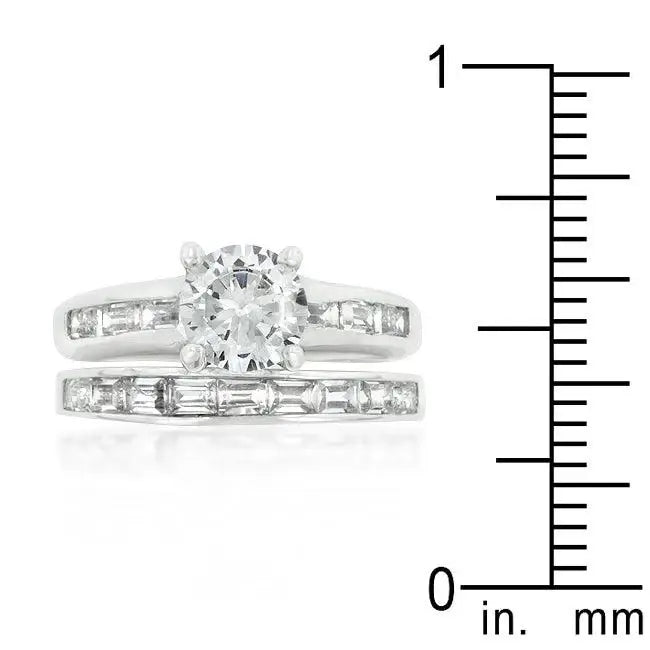 Rhodium Plated Stackable Ring Set - JGI - Flyclothing LLC