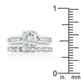 Rhodium Plated Stackable Ring Set - JGI - Flyclothing LLC