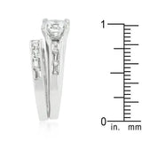 Rhodium Plated Stackable Ring Set - JGI - Flyclothing LLC