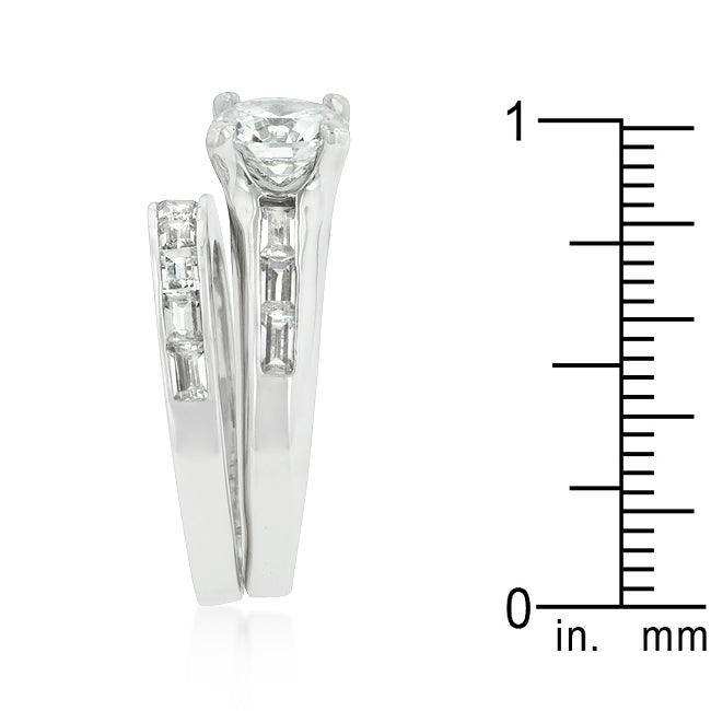 Rhodium Plated Stackable Ring Set - JGI - Flyclothing LLC