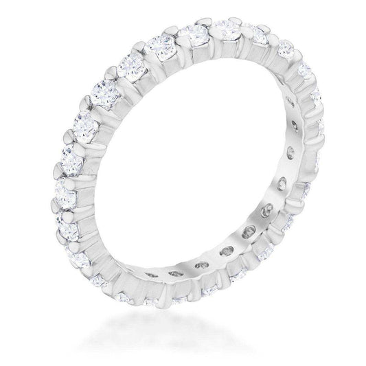 Cubic Zirconia Eternity Band - JGI - Flyclothing LLC
