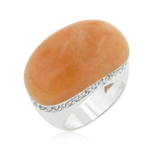 Carnelian Simulated Cocktail Ring - JGI - Flyclothing LLC