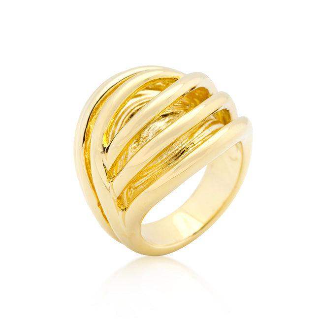 Golden Illusion Fashion Ring - JGI - Flyclothing LLC