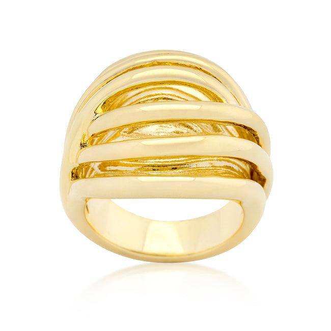 Golden Illusion Fashion Ring - JGI - Flyclothing LLC