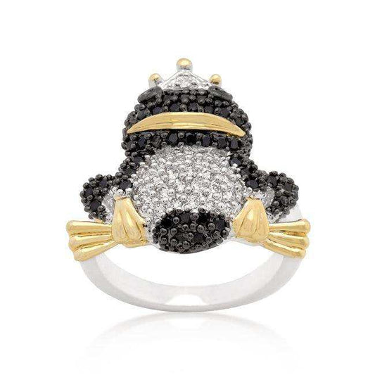 Cubic Zirconia Frog Prince Ring - JGI - Flyclothing LLC