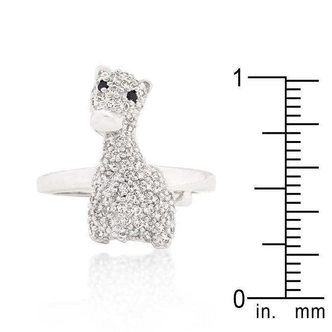 Cubic Zirconia Giraffe Ring - JGI - Flyclothing LLC