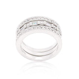 Simple Cubic Zirconia Ring Set - JGI - Flyclothing LLC
