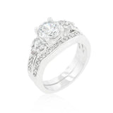 Triple Stone Engagement Set - JGI - Flyclothing LLC