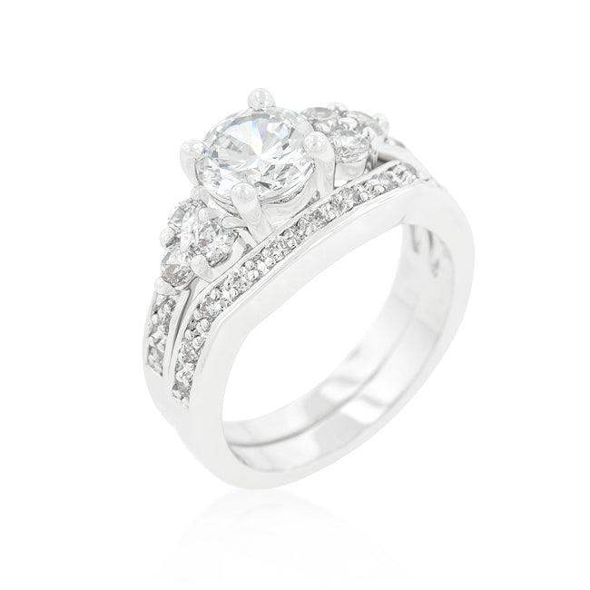 Triple Stone Engagement Set - JGI - Flyclothing LLC