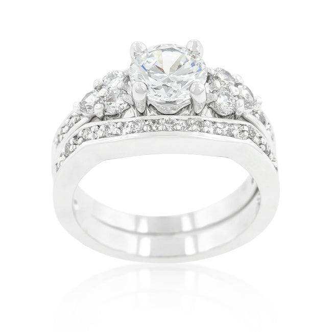 Triple Stone Engagement Set - JGI - Flyclothing LLC