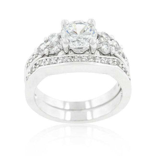 Triple Stone Engagement Set - JGI - Flyclothing LLC