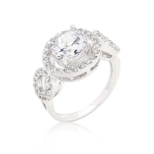 Round Cut Trio Cubic Zirconia Ring - JGI - Flyclothing LLC