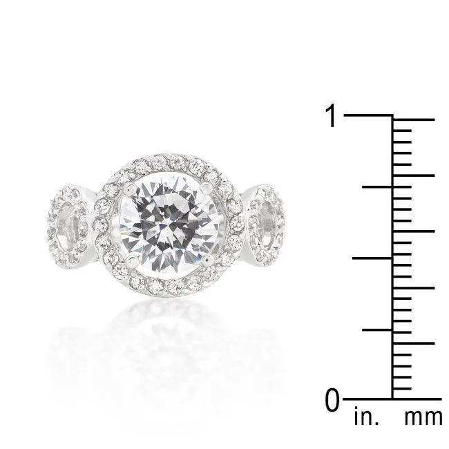 Round Cut Trio Cubic Zirconia Ring - JGI - Flyclothing LLC