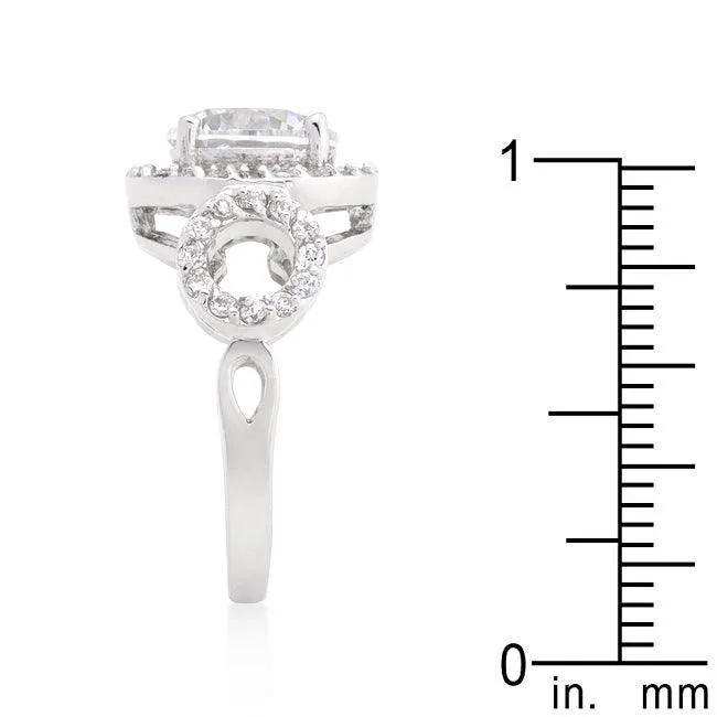 Round Cut Trio Cubic Zirconia Ring - JGI - Flyclothing LLC