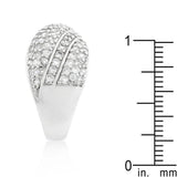 Pave Overlap Diagonal Ring - JGI - Flyclothing LLC
