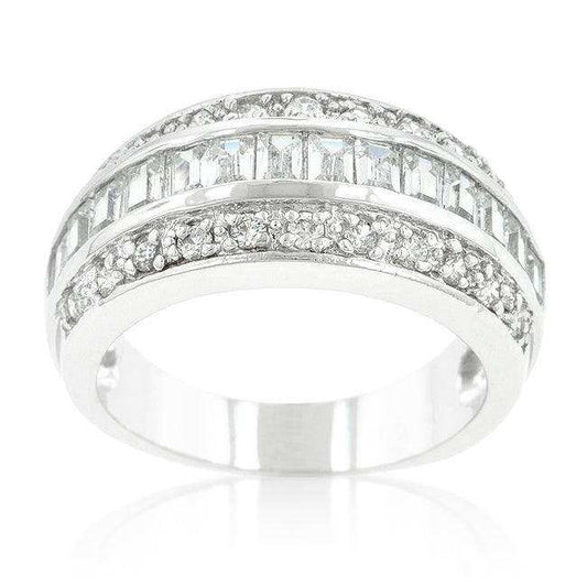 3-Row Cubic Zirconia Band - JGI - Flyclothing LLC