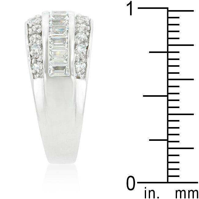 3-Row Cubic Zirconia Band - JGI - Flyclothing LLC