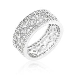 Simple Classic Cubic Zirconia Band - Flyclothing LLC