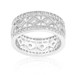 Simple Classic Cubic Zirconia Band - Flyclothing LLC