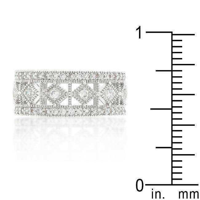 Simple Classic Cubic Zirconia Band - JGI - Flyclothing LLC
