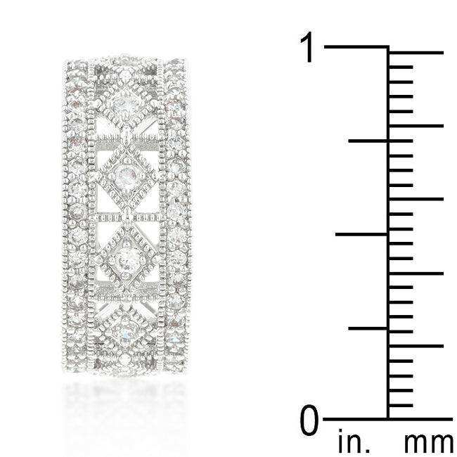 Simple Classic Cubic Zirconia Band - JGI - Flyclothing LLC