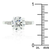 Contemporary Engagement Ring with Large Center Stone - JGI - Flyclothing LLC