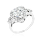 Heart Halo Engagement Ring - JGI