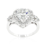 Heart Halo Engagement Ring - JGI - Flyclothing LLC