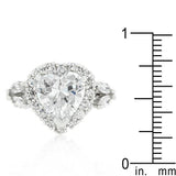 Heart Halo Engagement Ring - JGI