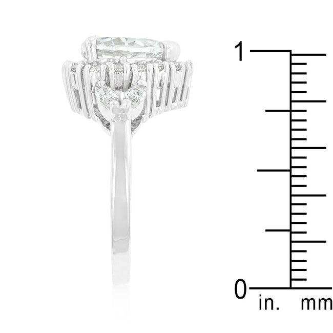 Heart Halo Engagement Ring - JGI - Flyclothing LLC