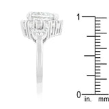 Heart Halo Engagement Ring - JGI