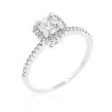 Princess Cut Halo Engagement Ring - JGI - Flyclothing LLC
