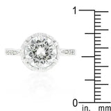 Royal Crest Filigree Cubic Zirconia Ring - JGI - Flyclothing LLC