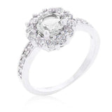 Bella Birthstone Engagement Ring in Clear - JGI - Flyclothing LLC