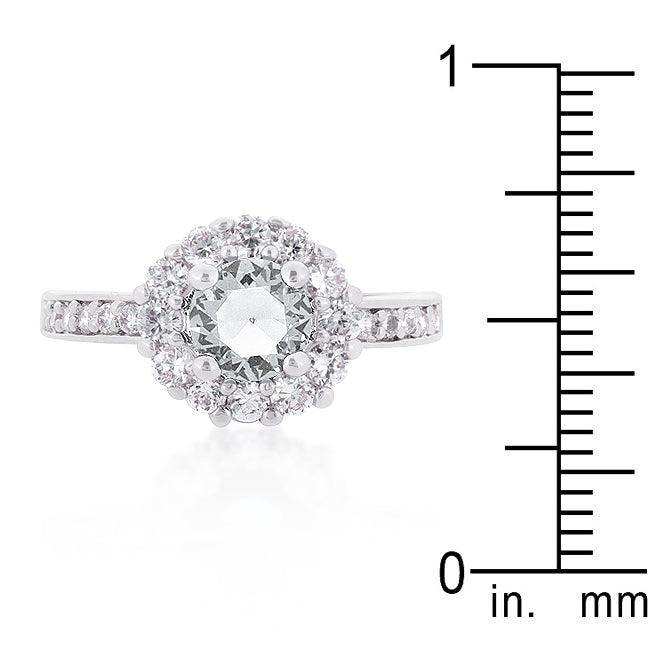 Bella Birthstone Engagement Ring in Clear - JGI - Flyclothing LLC